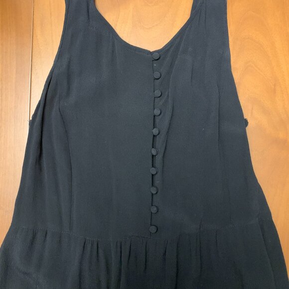 Madewell Smocked Button-Front Crop Jumpsuit - Picture 6 of 9